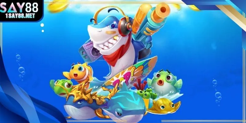 Giao diện Bắn cá hoàng gia hiển thị rõ sát thương và số xu tiêu hao.